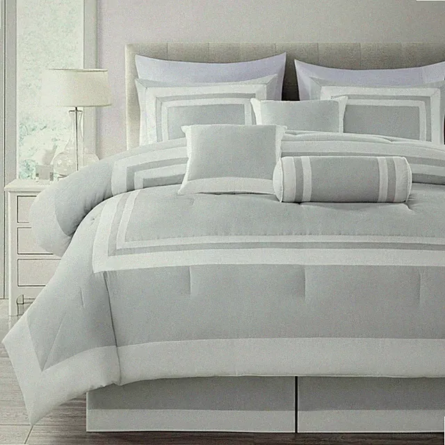 Chezmoi Collection 7-Piece Hotel style Comforter Set Full, Queen, King, Cal King