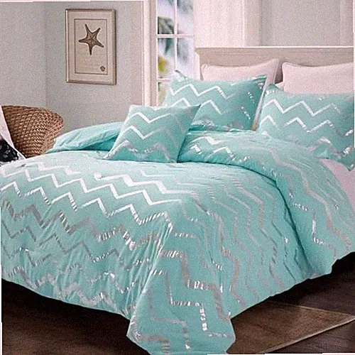Comforter Set Size Metallic Teal and Silver Bed Comforter 3 Piece Twin Aqua