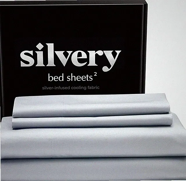Silver Infused Bed Sheets - Self-Cleaning, Cooling, Hygienic Sleep Set